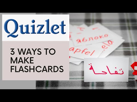 Quizlet 2019 3 Different Ways You Can Create Quizlet Flashcards
