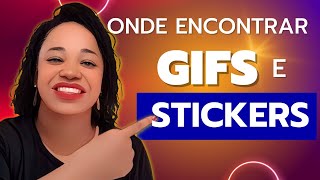 Como encontrar GIFS E ADESIVOS (STICKERS) para usar nas redes sociais? screenshot 2