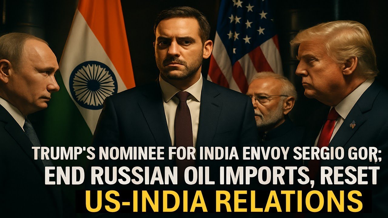 “Trump’s India Envoy Pick Warns: Stop Buying Russian Oil or Risk Trade War”