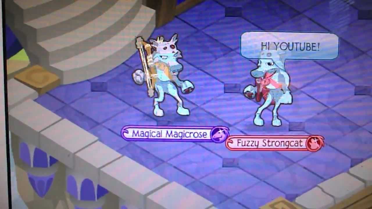 Animal jam secret light blue color glitch 2012 - YouTube