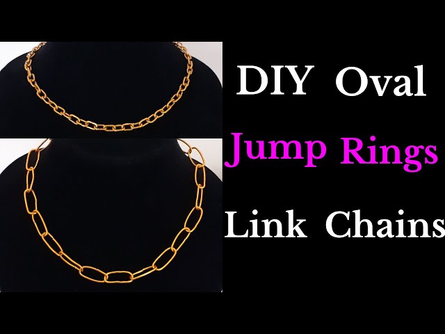 Wire Chain Link Necklace DIY -