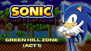Sonic The Hedgehog Green Hill Zone Act 1 R0Ckstarr92