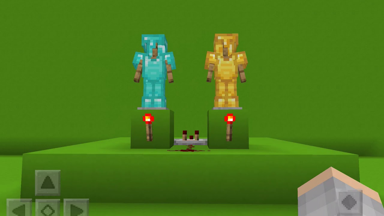 Armor Stand green screen [Armor equipped]