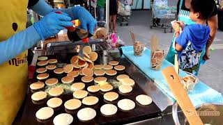 Cute Pancake Mini Pancakes // PU STREE FOOD 🥞