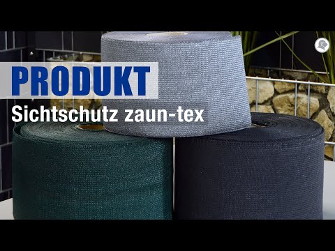 zaun-tex - der winddurchlässige Sichtschutz für den Zaun.