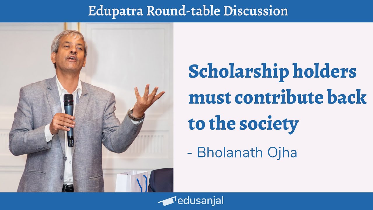 Mr Bholanath Ojha on Scholarship Issues in Nepal | Edupatra Round-table Discussion 2022