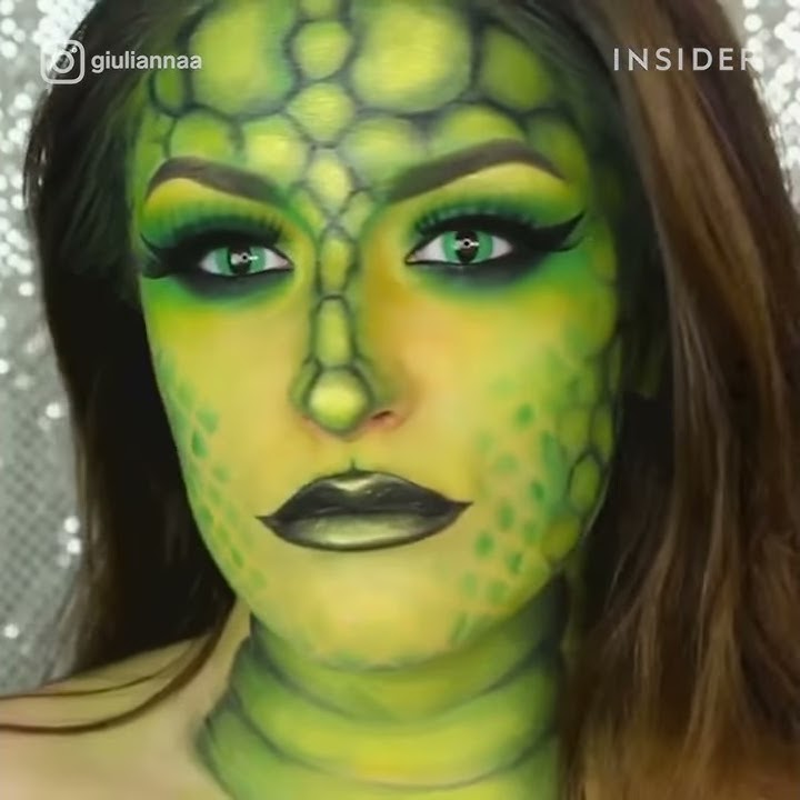 Lizard | Reptilian Makeup Tutorial - YouTube