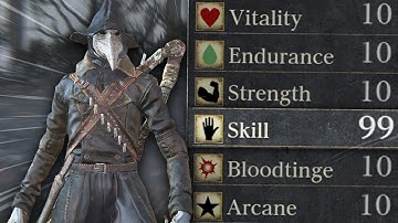 Breaking Bloodborne by ONLY Leveling Skill