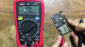 Unboxing and test diode mode UNI-T UT33D+