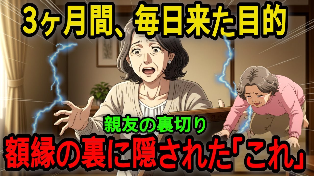 衝撃 35年の親友が3か月間毎日我が家にやって来た本当の理由「3000万円」の正体