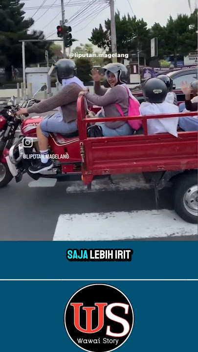 DI PUJI NETIZEN‼️ ROMBONGAN SISWI NAIK MOTOR TOSA KE SEKOLAH #funny