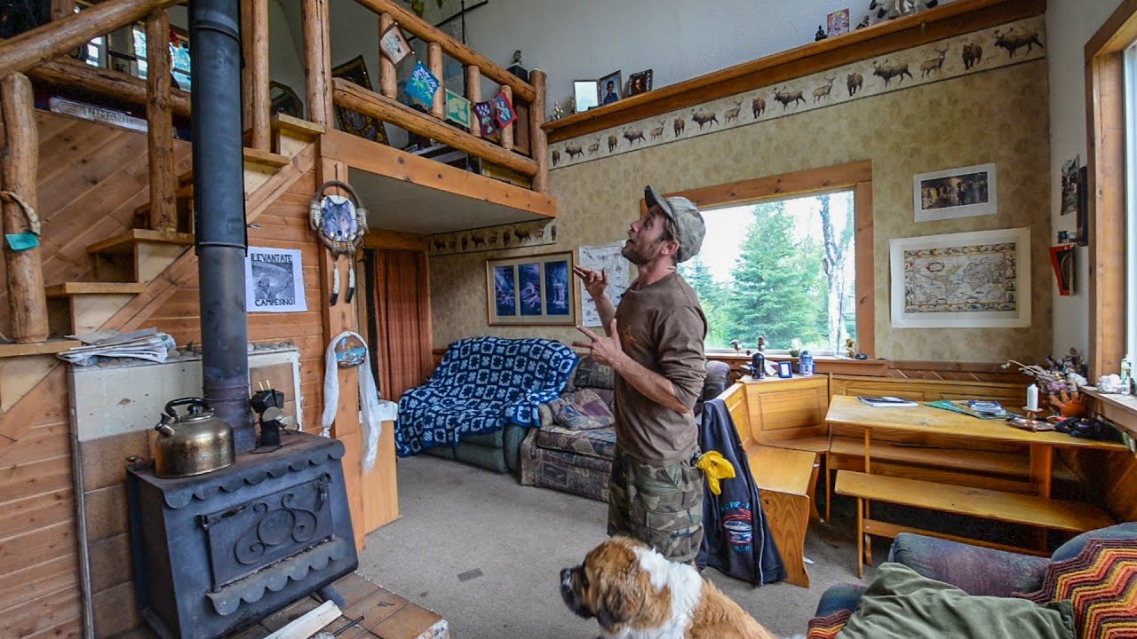 Off The Grid In Alaska Tiny Home Cabin Interior Tour
