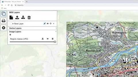 Image Layers Support for Military Maps