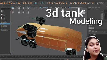 3D tank modeling in MAYA PART 1#autodesk #3dmodeling #maya 