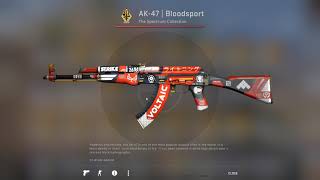 ak47 bloodsport FN unboxing reaction