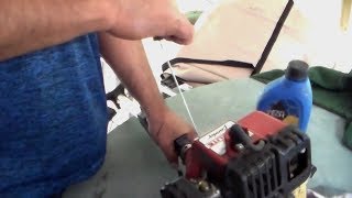 fix stuck Pull string and motor WeedWacker(Homelite)