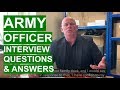 ARMY OFFICER Interview Questions (ANSWERS - AOSB!)