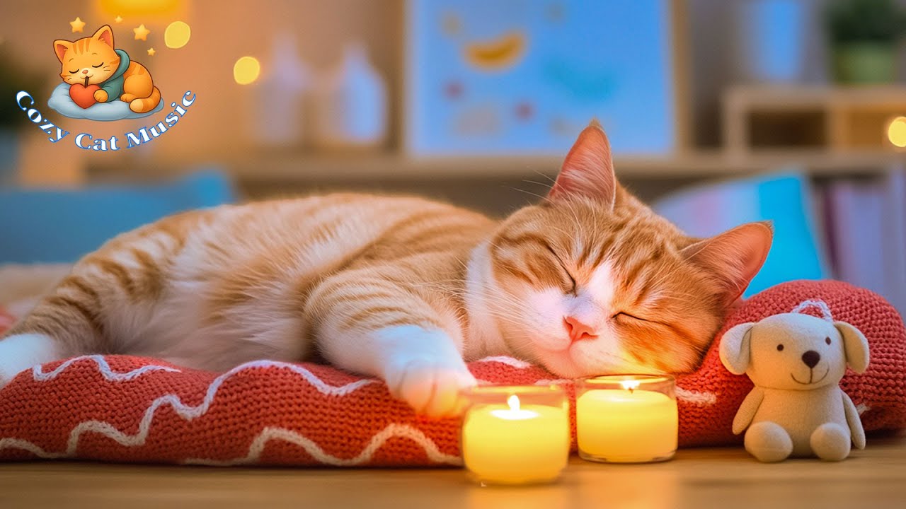 12 Hours of Calming Music for Cats🐈Anti Anxiety Music for Deep Relaxation🎶Music with Cozy Ambiance