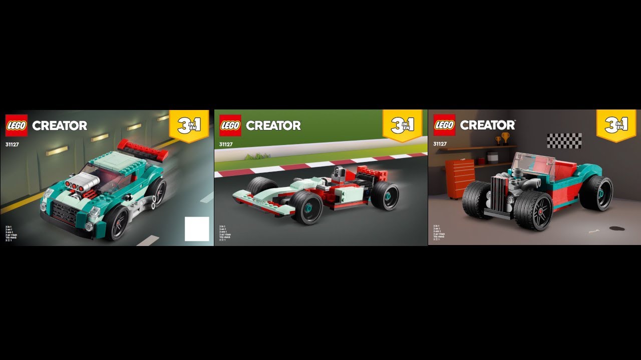 LEGO Instructions | Creator 3in1 | 31127 | Street Racer | All 3