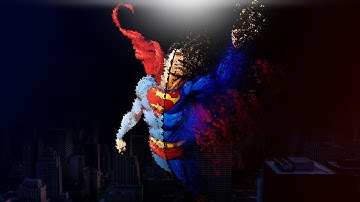MXLEZ Graphics | Superman Cartoon Fade | Photoshop Speedart