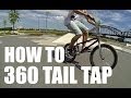 How to 360 tail tap on a BMX (Как сделать 360 тэйл теп) | Школа BMX Online #4