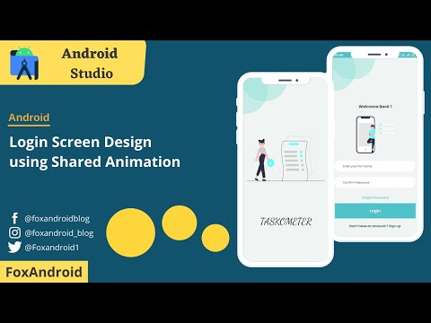 Login Screen Design with Shared Animation || Android UI/UX Tutorial || Android Studio Tutorial