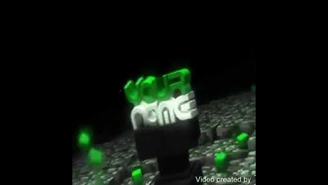Free Intro Template Minecraft