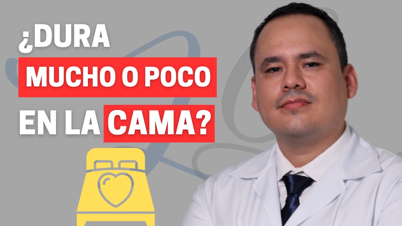 ¿Cuál es la DURACIÓN PROMEDIO del SEXO? | Dr. Luis Gutierrez - YouTube