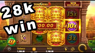 28K WIN OMG! TREASURE VAULT EXPLOSION! UNBELIEVABLE CATCH IN JILI FORTUNE GEMS 3!