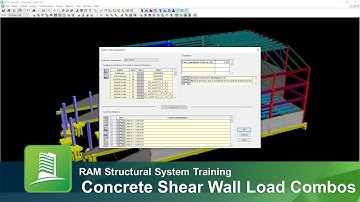 Generating Load Combinations for Concrete Shear Walls in RAM Structural System