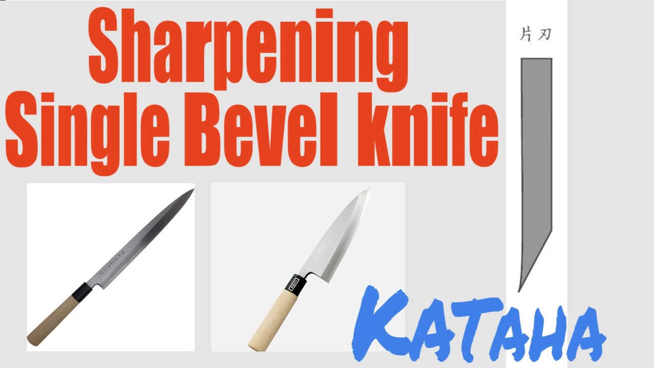 Can I sharpen a single-bevel Japanese knife with an electric