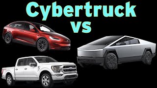 Cybertruck vs. F150 &amp; Model X