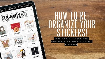 🤩 RE-ORGANIZE my DIGITAL STICKERS with ME! 🥳 // How to organize your digital stickers 🥳