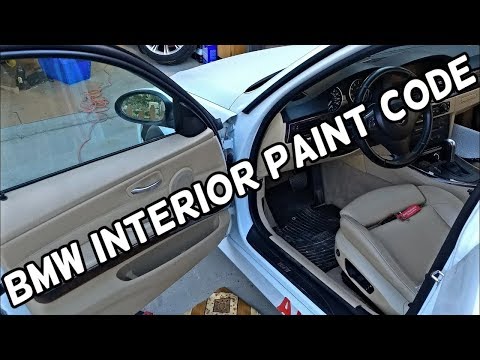 Where To Find Paint Code On Car Bmw