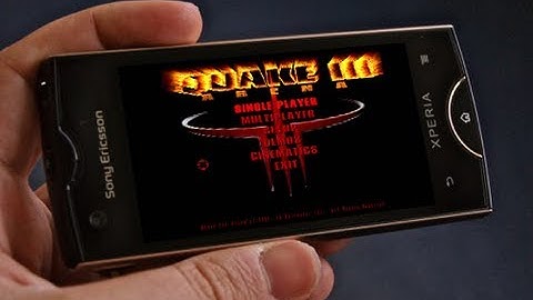 Quake III Arena on Xperia Ray (quake3droid)