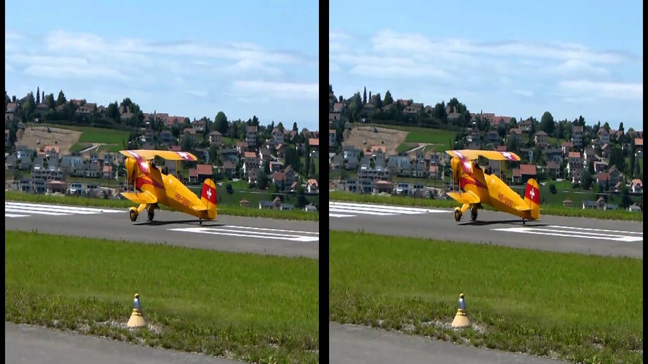 Test 2D-3D Konvertierung Oldtimer-Meeting Ecuvillens