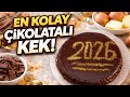 Yılbaşına Özel Çikolata Soslu Kek 🎉 | Yeni Yıla Tatlı Başlangıç
