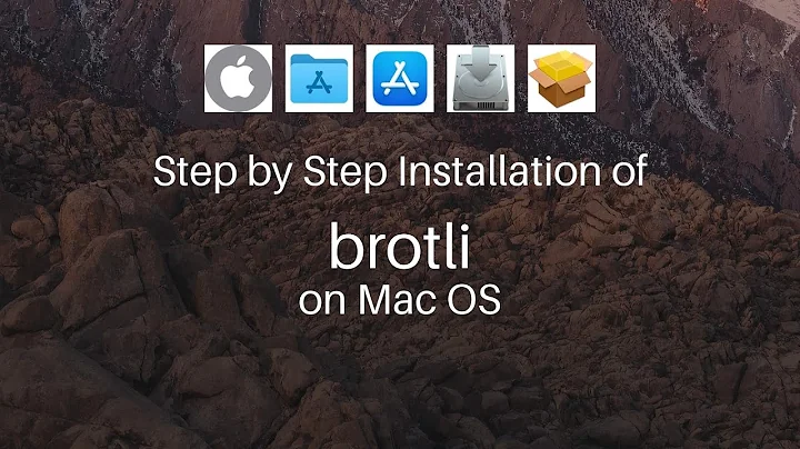 ✅ Solved - Download & install brotli on Mac OS (Sonoma, Sequoia, Ventura) via Homebrew / brew