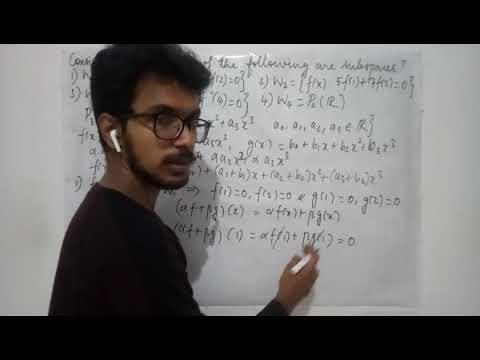 Subspaces of polynomial space - Lec 09 - Linear Algebra - YouTube