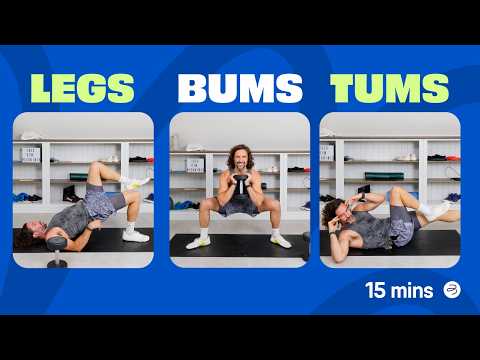 15 Minute LEGS, BUMS & TUMS Workout | Joe Wicks Workouts