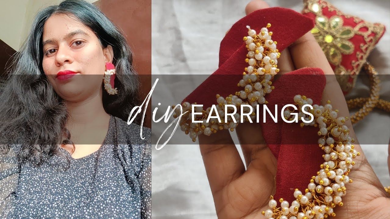 Transform Old Fabric into Stunning Earrings! DIY Jewellery Made Easy at Home ✂️💖