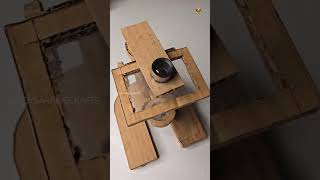 Amazing Cardboard Microscope Build! 100% working| 🔥 DIY Eyepiece Stand That Actually Works #craft
