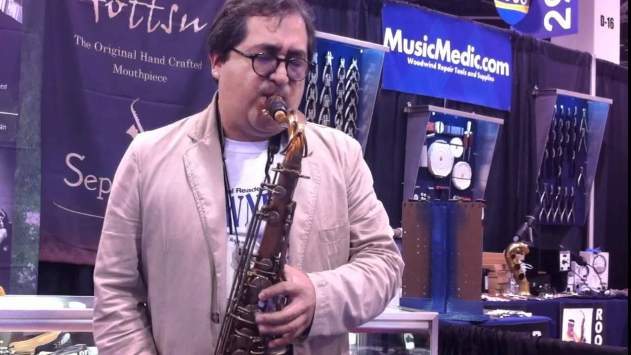 Namm Show 2012 Gottsu mouthpiece Sepia Tone model