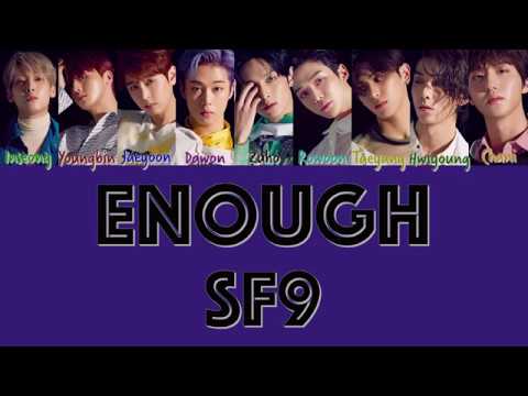 SF9 - Enough(예뻐지지 마) (Color Coded Lyrics ENG/ROM/HAN)