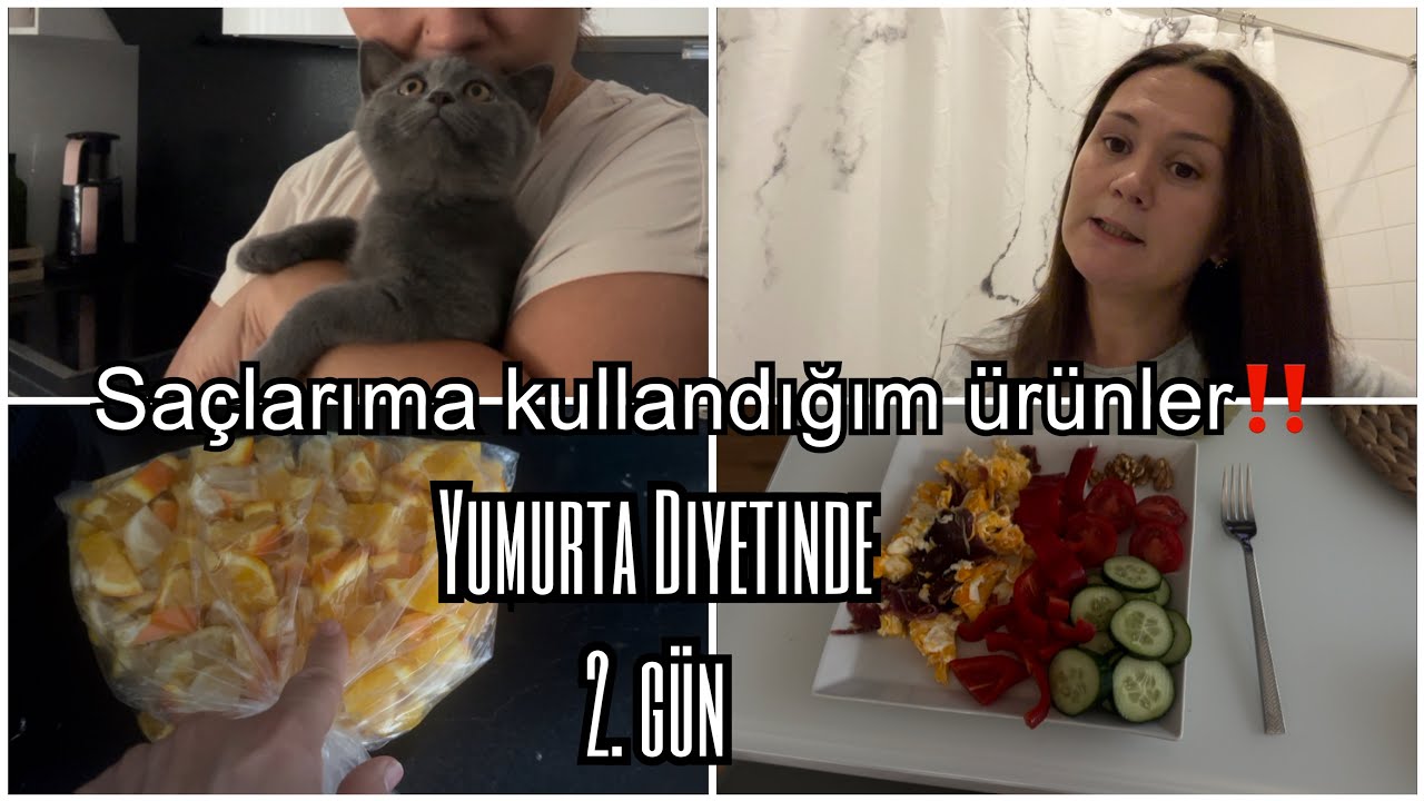 Saçlarıma hangi ürünleri kullanıyorum| Yumurta Diyeti| Kulak Uyuzu