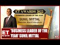 Business leader of the year sunil mittal chairman bharti enterprises  et awards