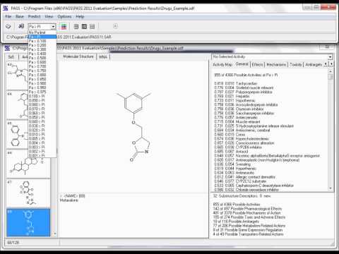 PASS – Prediction of Activity Spectra for Substances