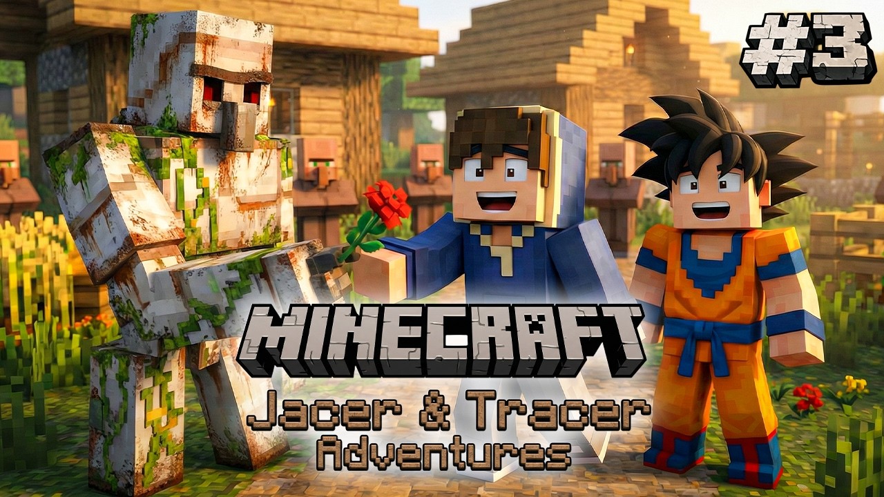 Znaleźliśmy Wioskę! | Minecraft J&T Adventures #3