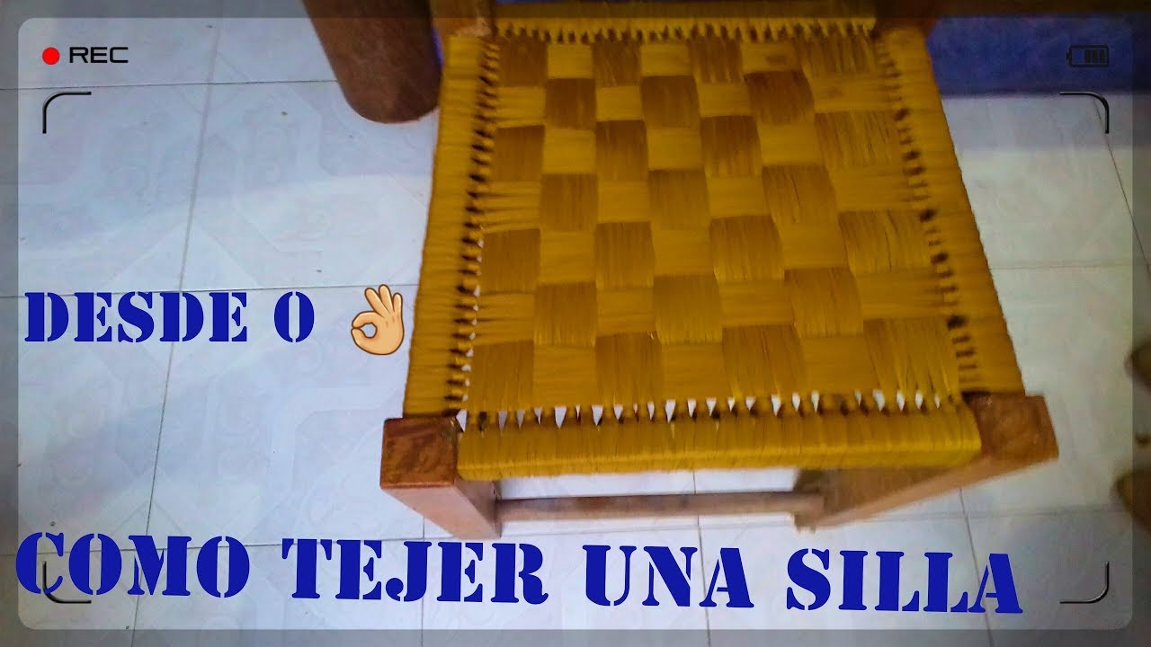 Como tejer una silla - Tejido 1