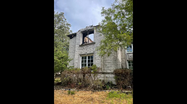 The ruins of our home